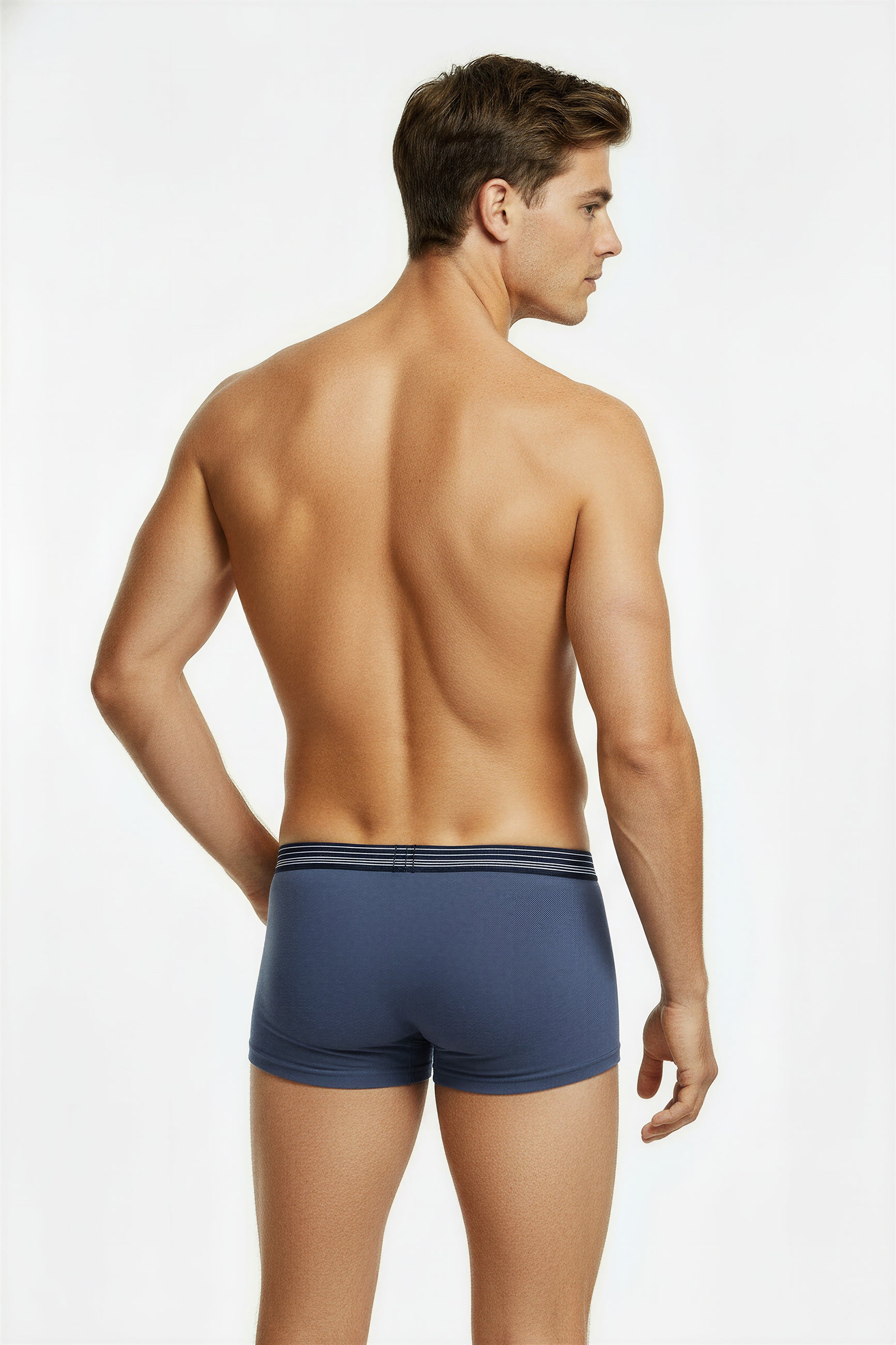 MUSTANG Retro-Pants Boxer Enge Passform Unterwäsche Baumwolle Elasthan Herren 3er Pack