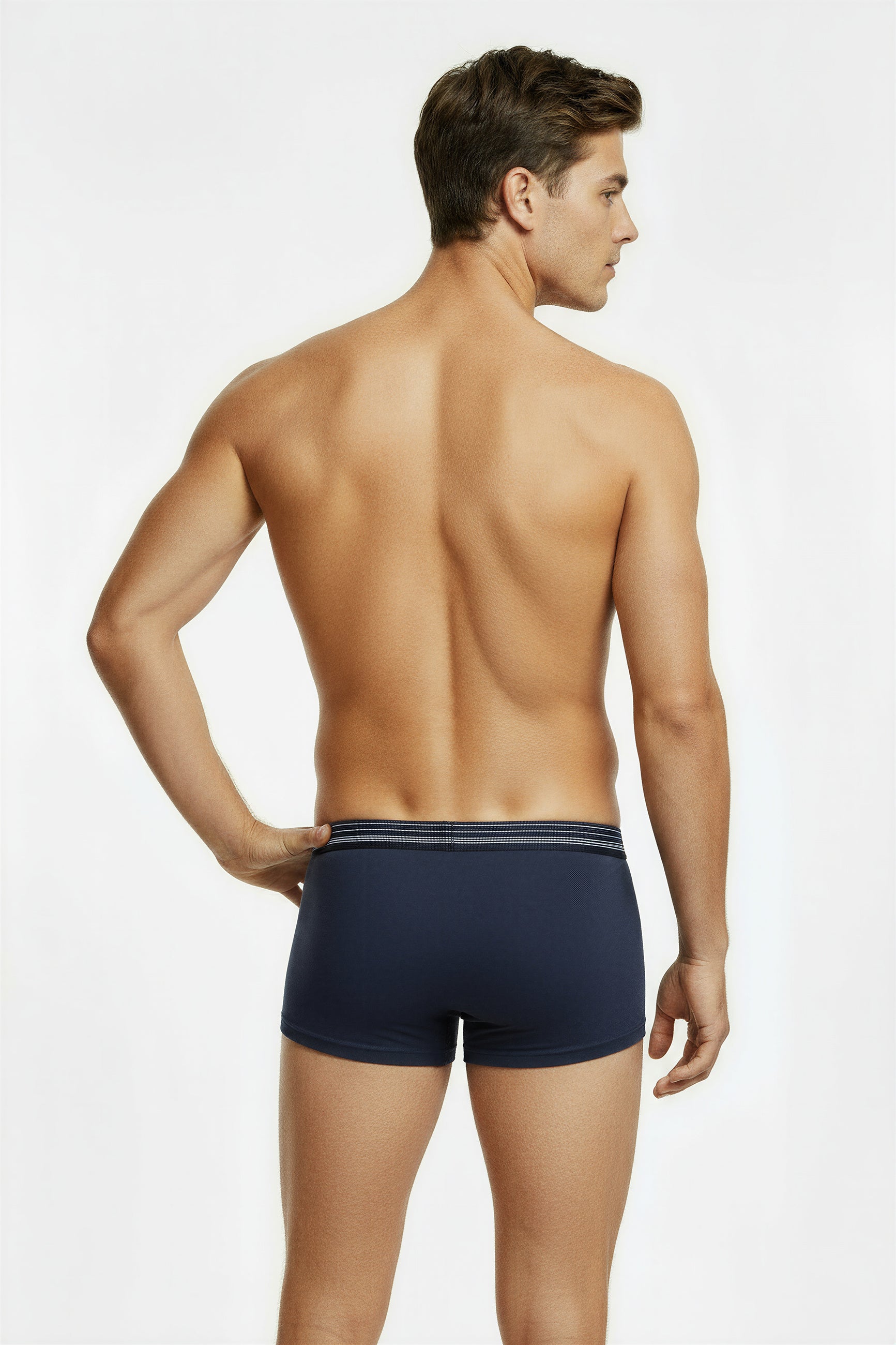 Herren Boxershorts von Mustang Retropants 3er-Pack Navy/Blau/Navy