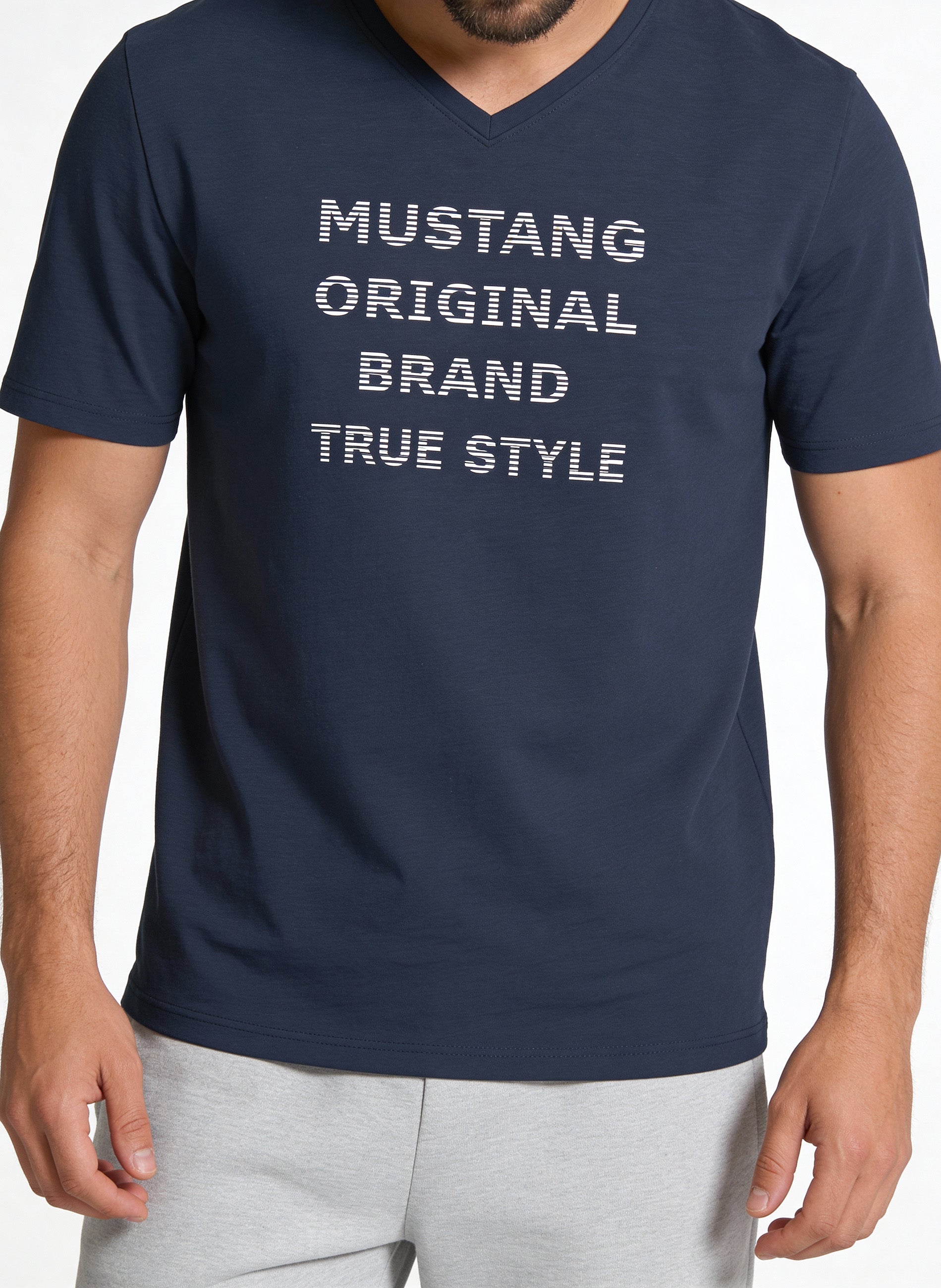 Mustang Short Set Schlafanzug Nachtwäsche Pyjama OEKO-TEX STANDARD 100 für Männer