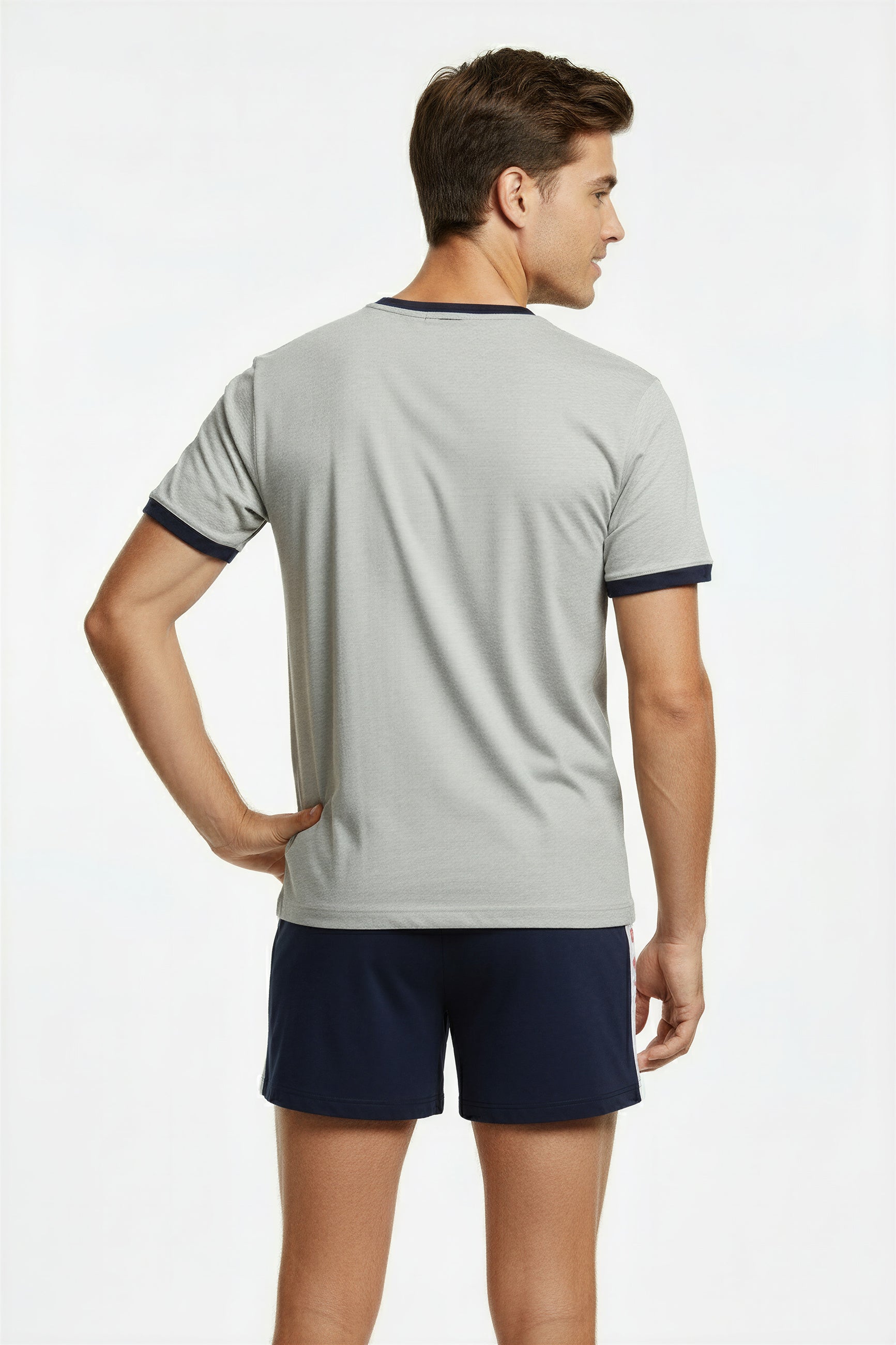 Mustang Short Set Schlafanzug Nachtwäsche Pyjama OEKO-TEX STANDARD 100 für Männer