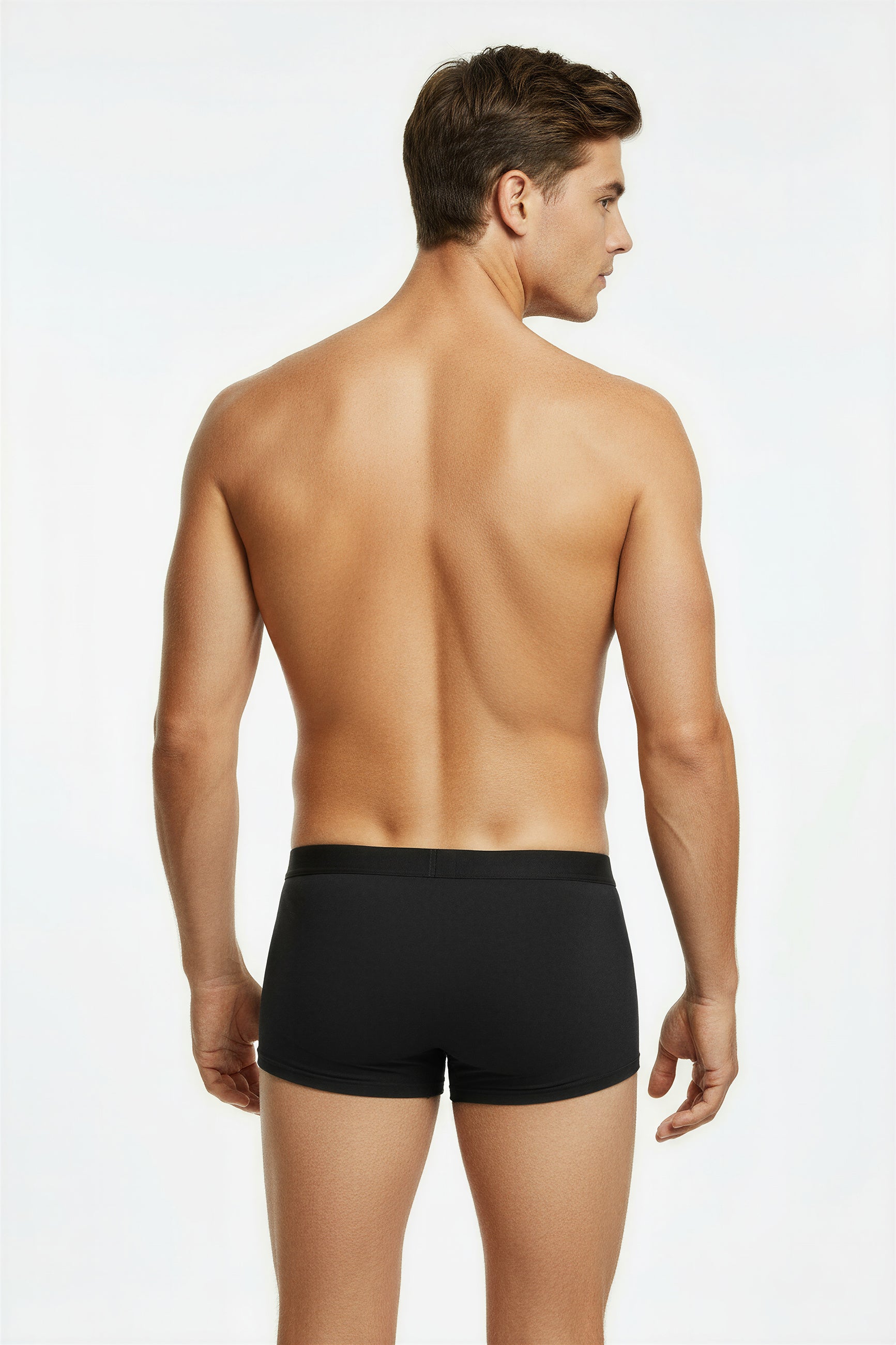 Herren Boxershorts schwarz von Mustang Retropants im 4er Vorteilspack