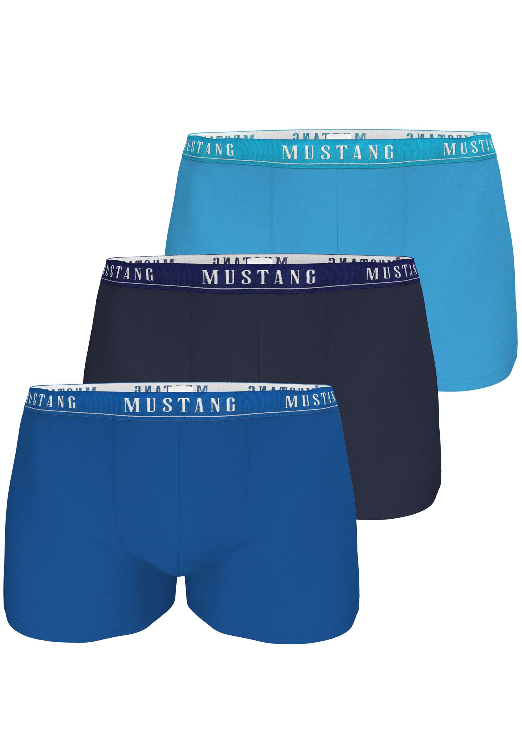 MUSTANG Elvis / Dexter Retro-Pants Herren Unterhose Boxershorts Unterwäsche 3er Pack