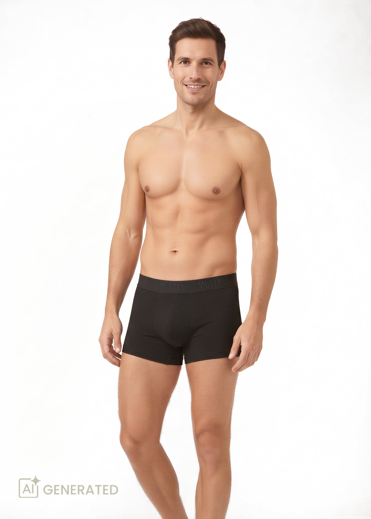 MUSTANG Herren Retroshorts 3er Pack | Boxershorts aus 95% Baumwolle | Elastischer Bund mit Logo | Bequeme Herren Unterwäsche | 3x Weiß oder 3x Schwarz