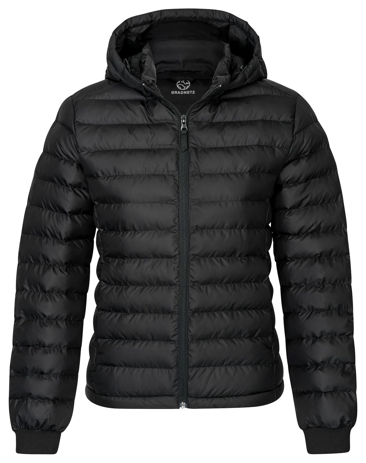Wattierte Damen Steppjacke Übergangsjacke aus recyceltem Polyester der Marke GRADNETZ