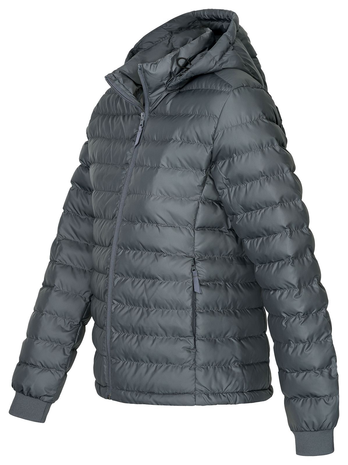 Wattierte Damen Steppjacke Übergangsjacke aus recyceltem Polyester der Marke GRADNETZ
