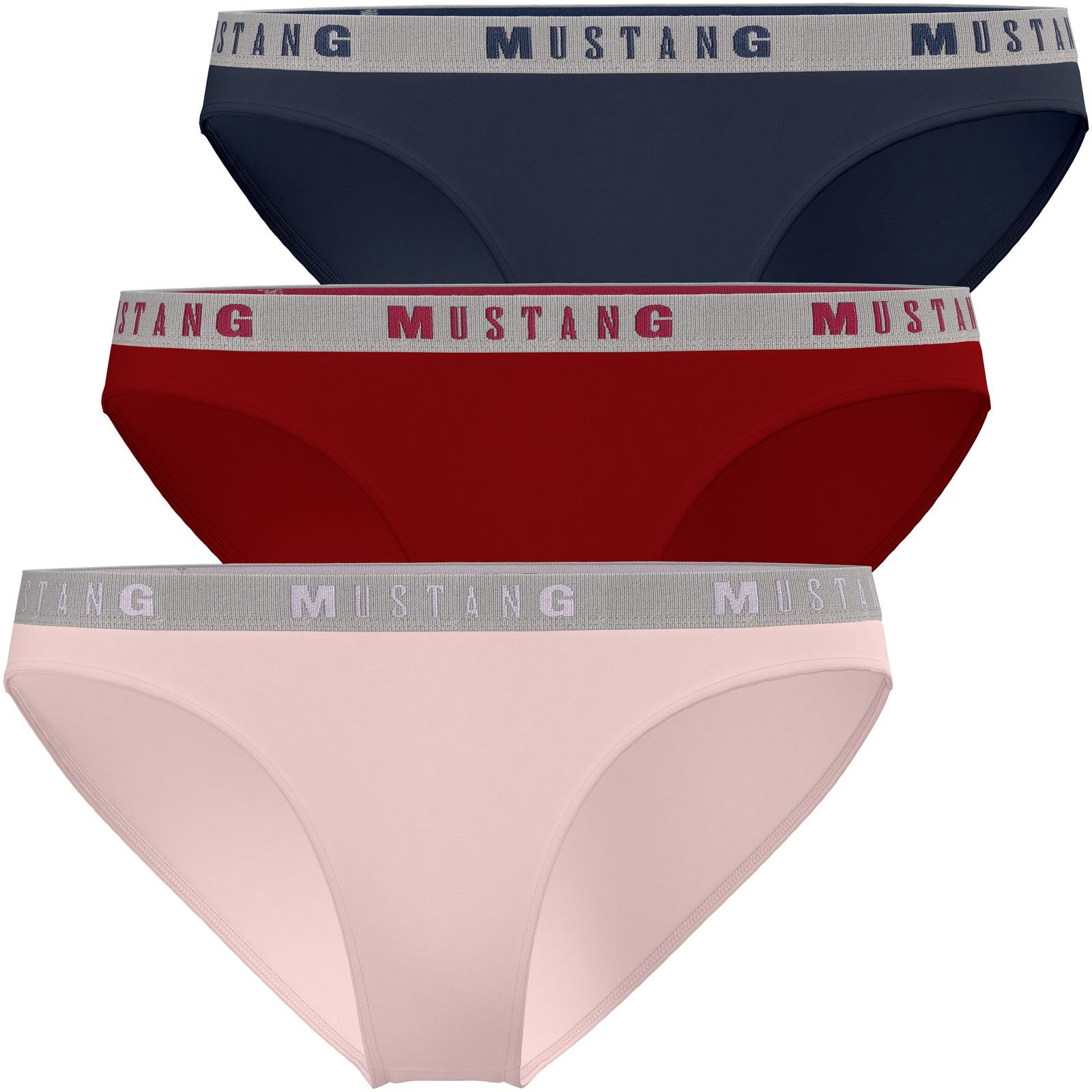 MUSTANG Tara Unterhose Slip Unterwäsche Dessous Lingerie Schlüpfer 3er Set