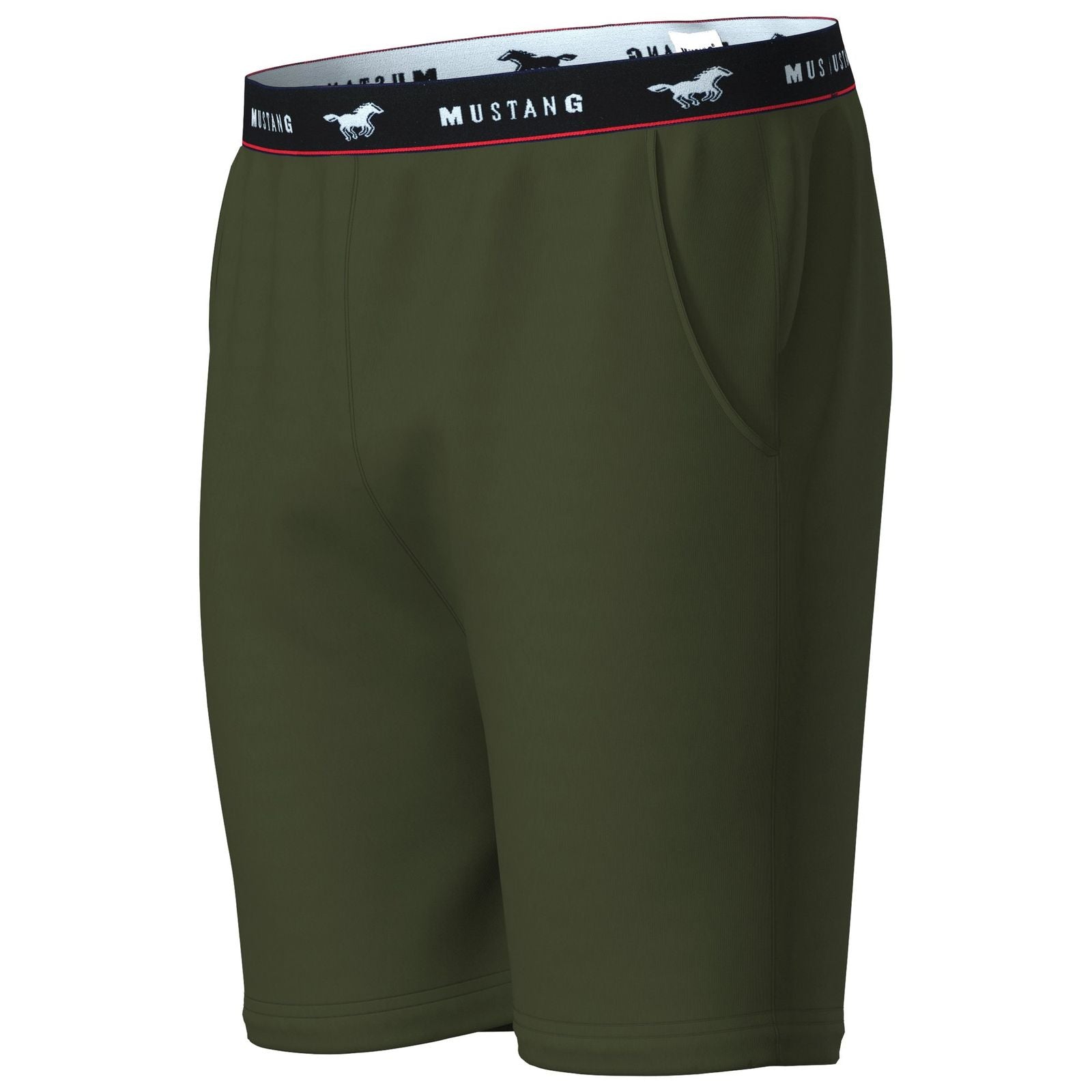 Mustang Bermuda Shorts Kurze Hose Freizeithose für Männer aus Baumwolle OEKO-TEX® STANDARD 100