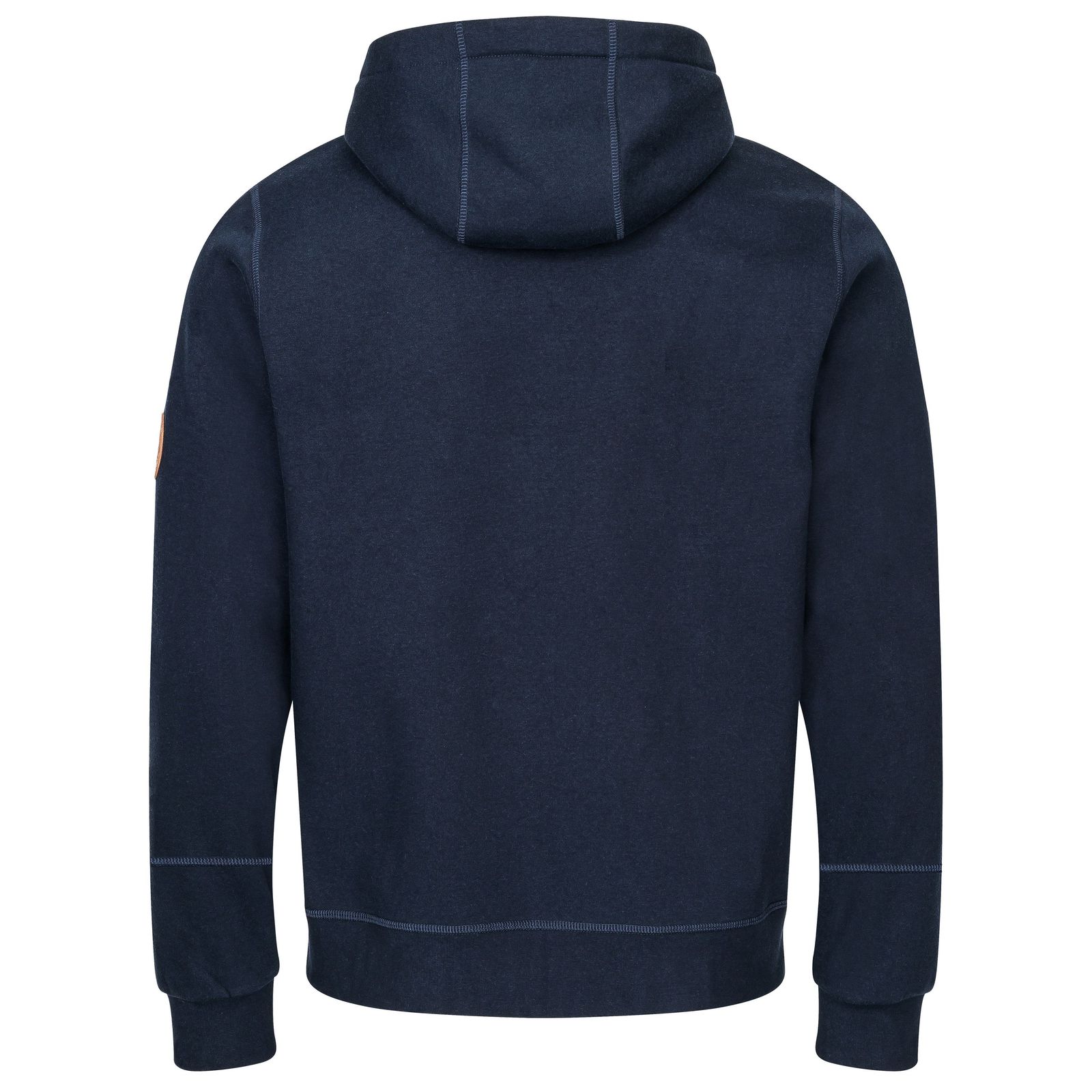 Gradnetz Herren Kapuzen Sweatjacke Zip Hoodie leather edition mit Bio Baumwolle