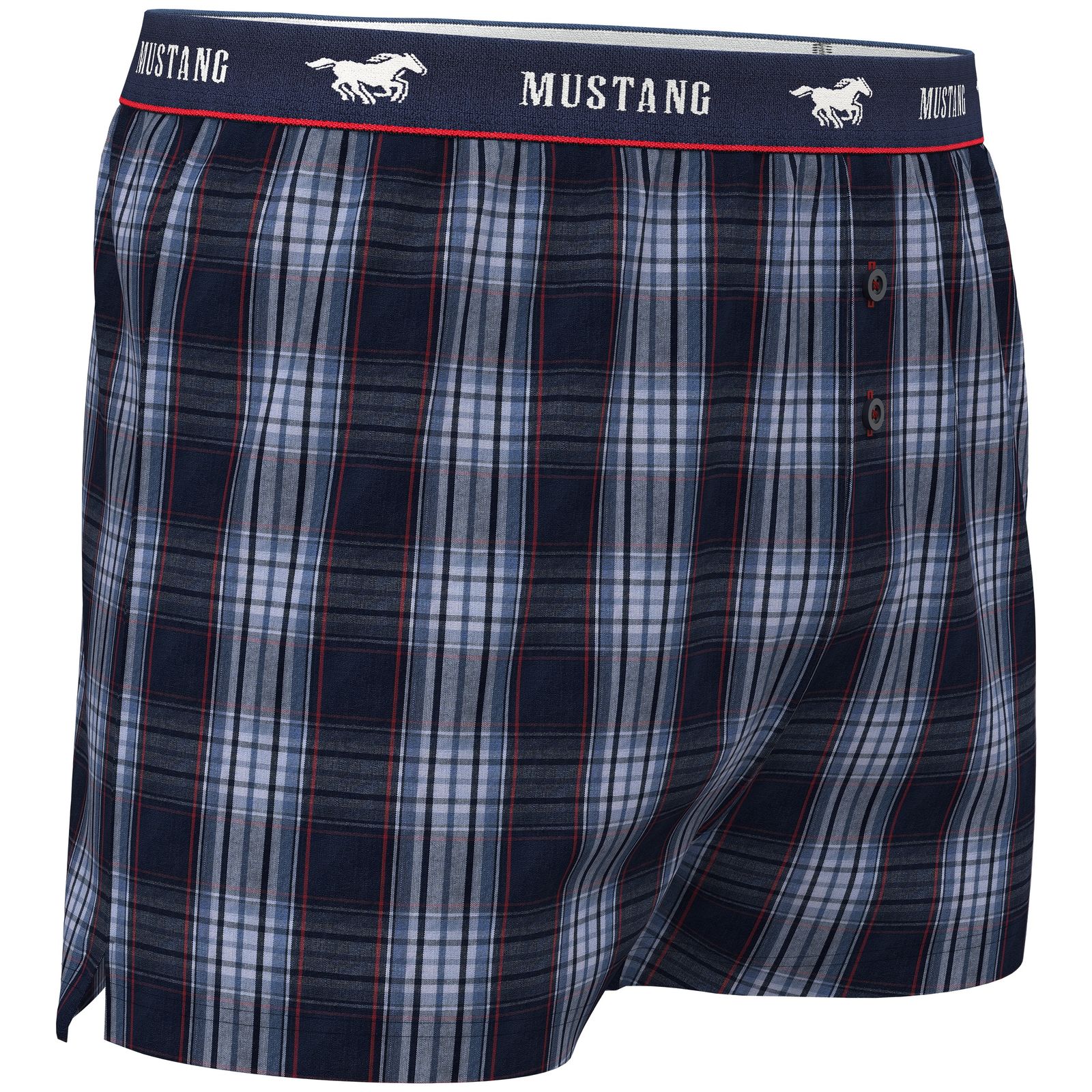 MUSTANG CHARLIE Herren Unterhose Boxershorts Unterwäsche Sport 2er Set
