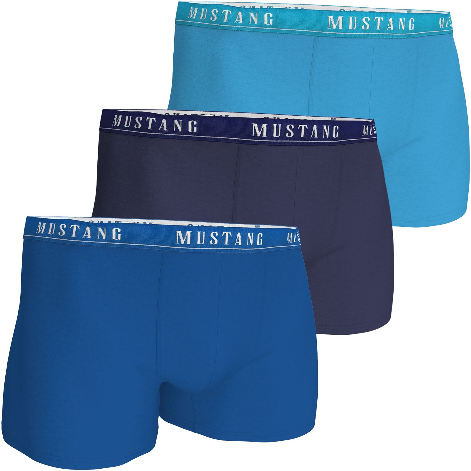 MUSTANG Elvis / Dexter Retro-Pants Herren Unterhose Boxershorts Unterwäsche 3er Pack