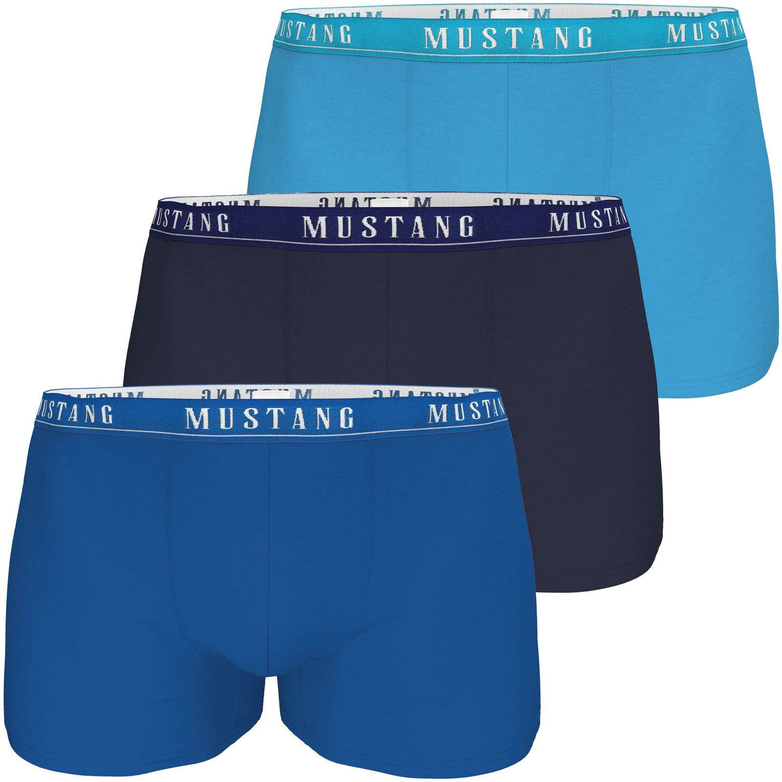 MUSTANG Elvis / Dexter Retro-Pants Herren Unterhose Boxershorts Unterwäsche 3er Pack