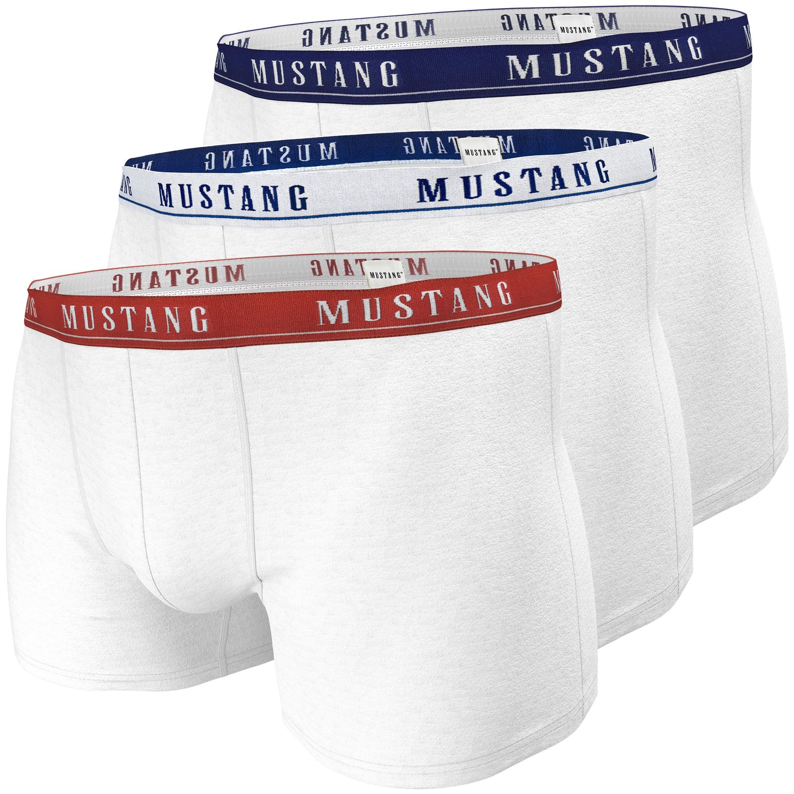 MUSTANG Elvis / Dexter Retro-Pants Herren Unterhose Boxershorts Unterwäsche 3er Pack