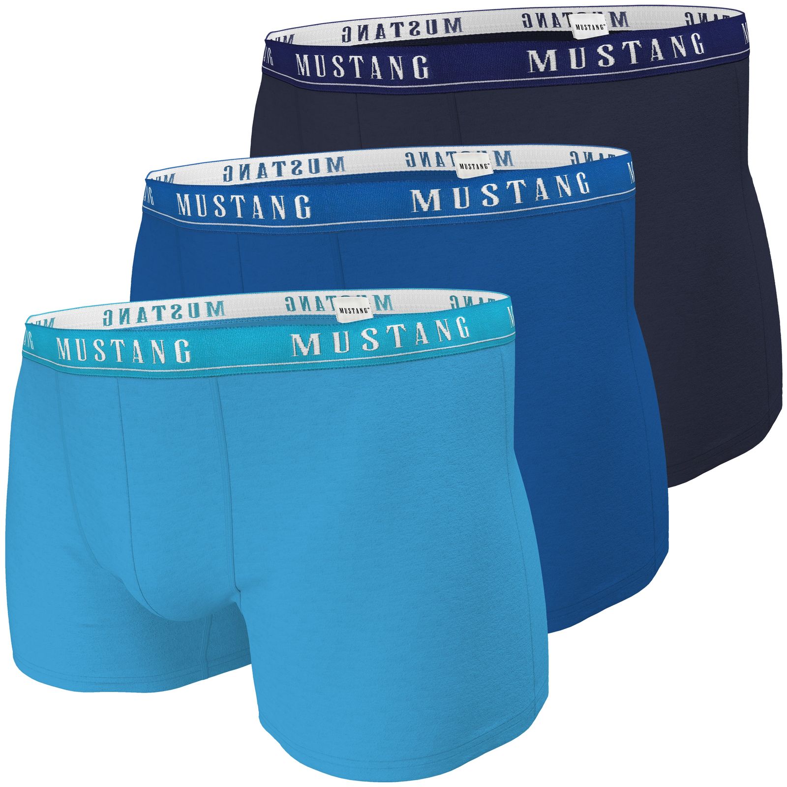 MUSTANG Elvis / Dexter Retro-Pants Herren Unterhose Boxershorts Unterwäsche 3er Pack