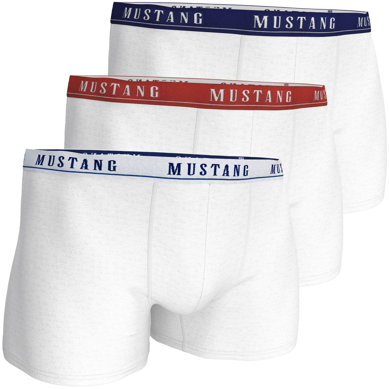 MUSTANG Elvis / Dexter Retro-Pants Herren Unterhose Boxershorts Unterwäsche 3er Pack