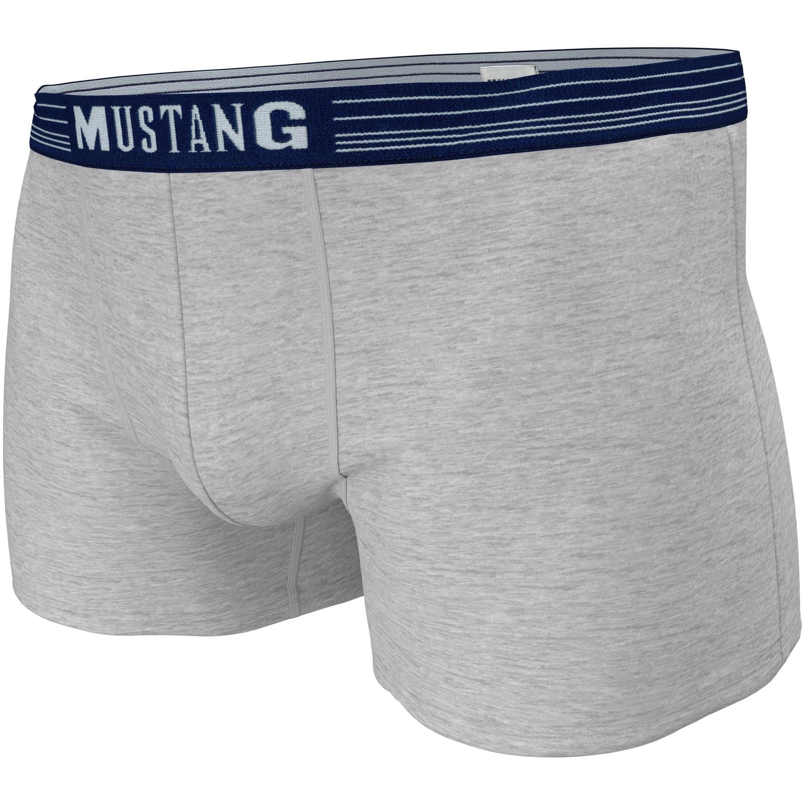 MUSTANG Retro-Pants Boxer Enge Passform Unterwäsche Baumwolle Elasthan Herren 3er Pack