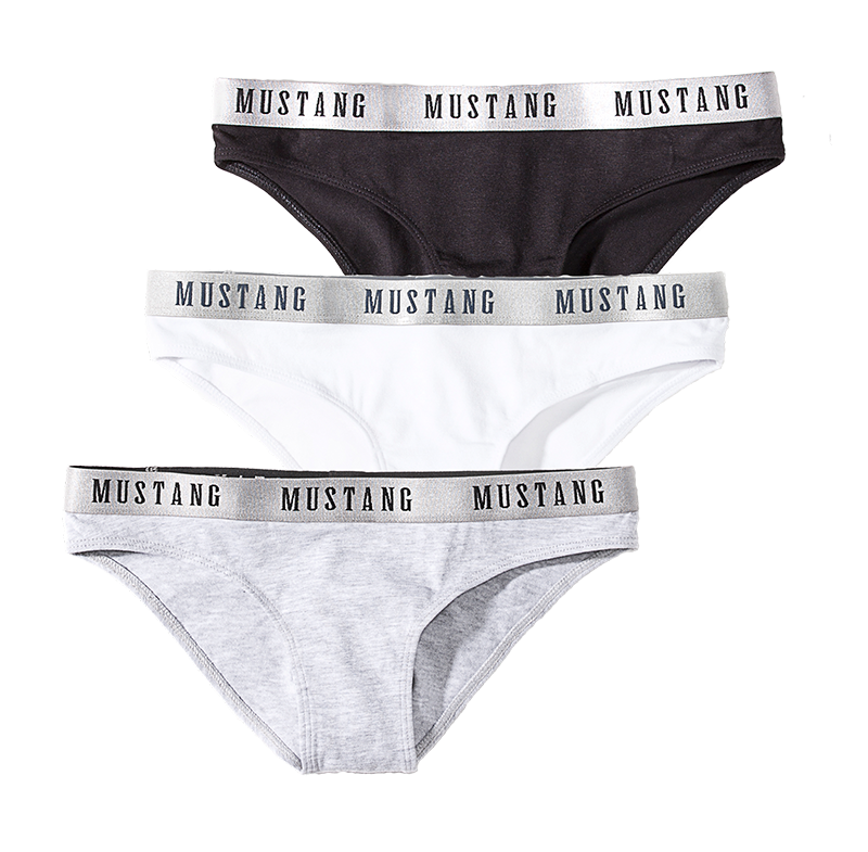 MUSTANG Tara Unterhose Slip Unterwäsche Dessous Lingerie Schlüpfer 3er Set