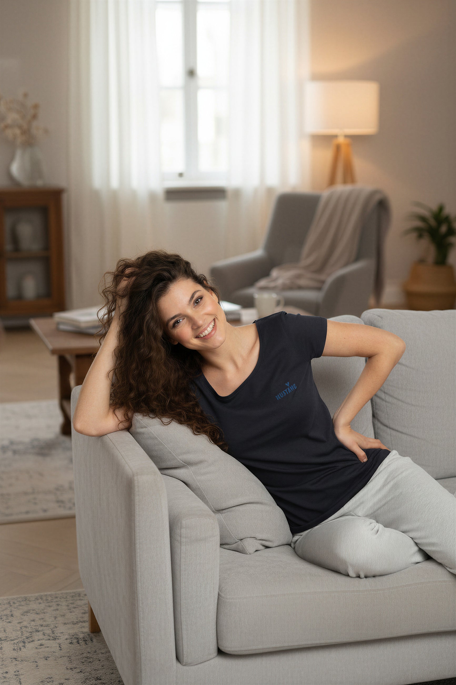 MUSTANG Damen Lounge Shirt Freizeit Everyday Baumwolle OEKO-TEX STANDARD 100