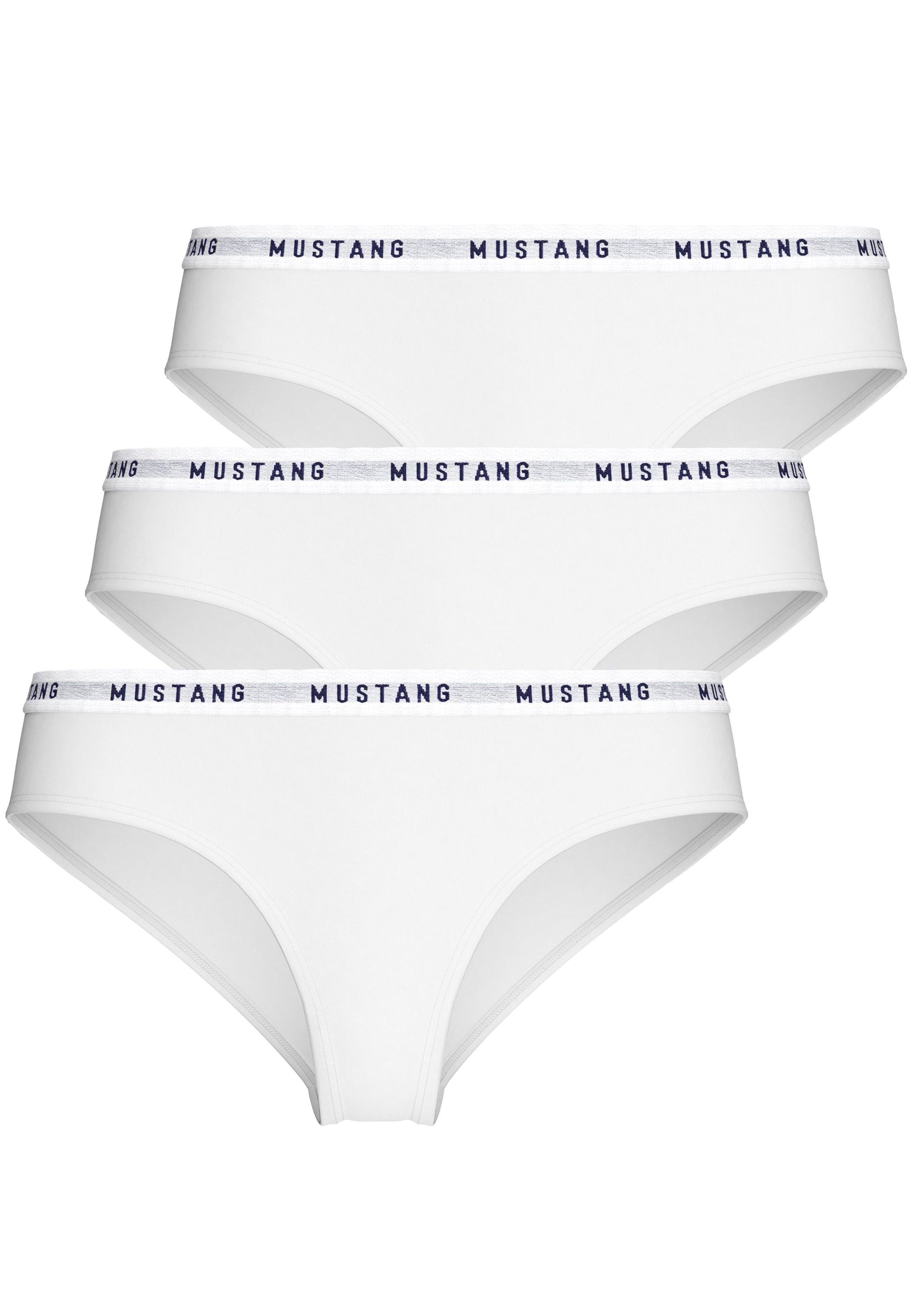 MUSTANG Malu Unterhose Hipster Unterwäsche Dessous Lingerie Schlüpfer 3er Set