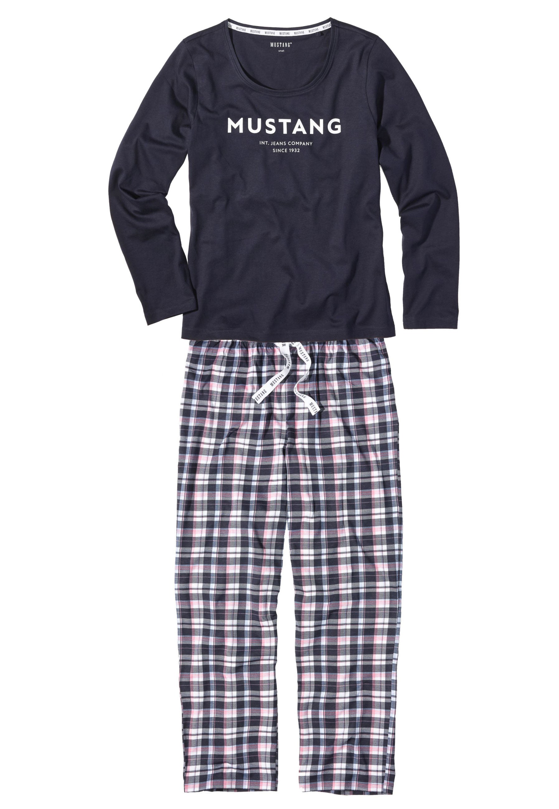 Ladies Pyjama Schlafanzug Set IDA von MUSTANG - nightsky - langarm / lange Hose - OEKO TEX STANDARD 100