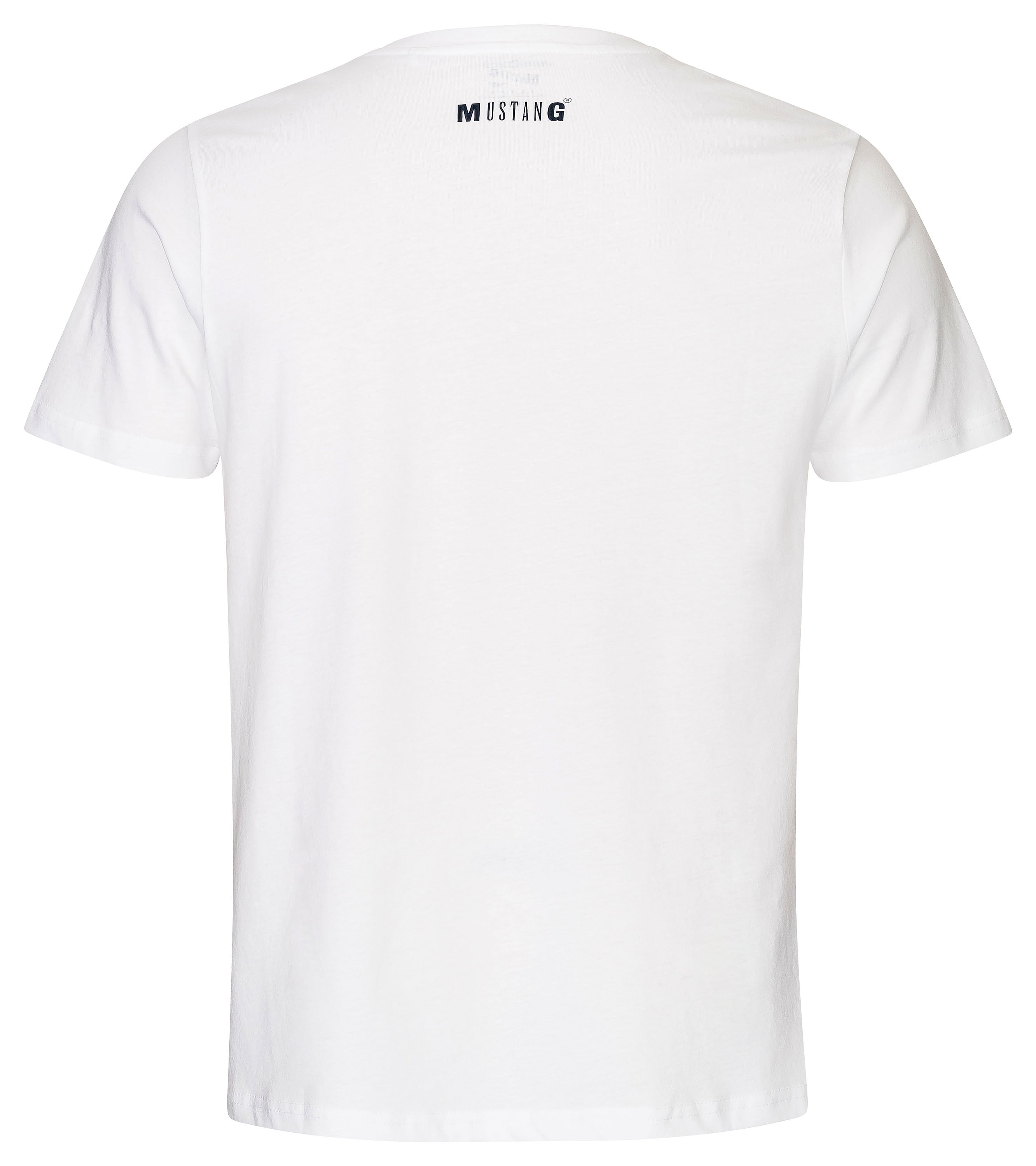 Mustang Lounge Shirt Freizeit Oberteil für Herren Baumwolle OEKO-TEX STANDARD 100