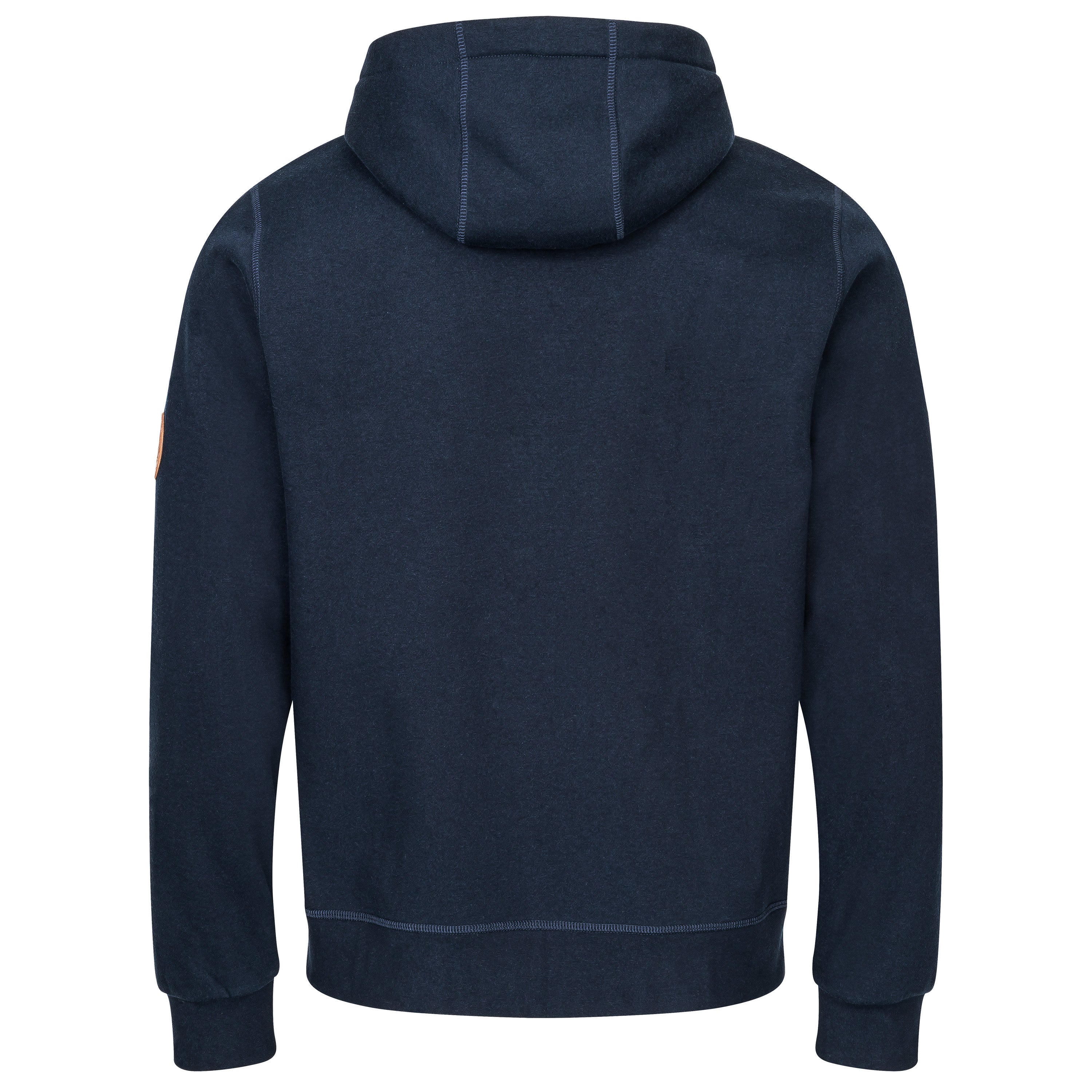 Gradnetz Herren Kapuzen Sweatjacke Zip Hoodie leather edition mit Bio Baumwolle