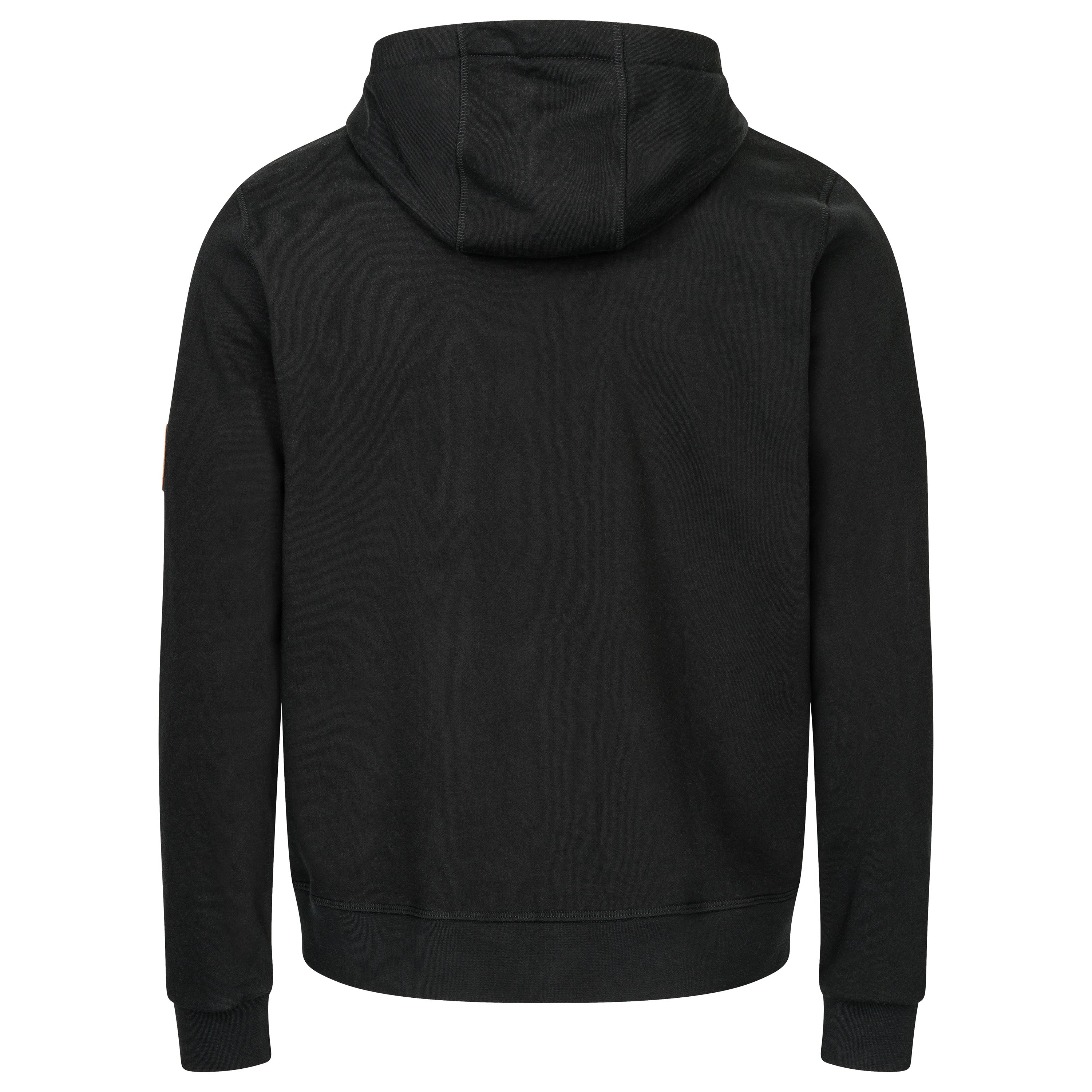 Gradnetz Herren Kapuzen Sweatjacke Zip Hoodie leather edition mit Bio Baumwolle