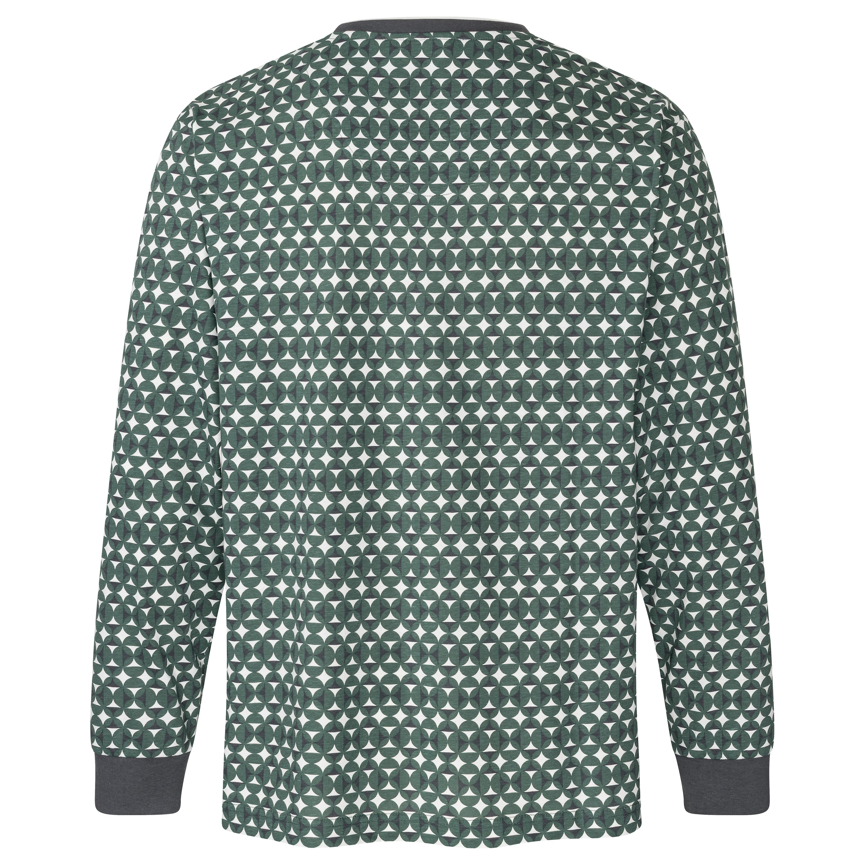 Schlafanzug - Pyjama mit V-Ausschnitt und Bündchen - OEKO-TEX STANDARD 100 Nachtwäsche für Herren von LAROG