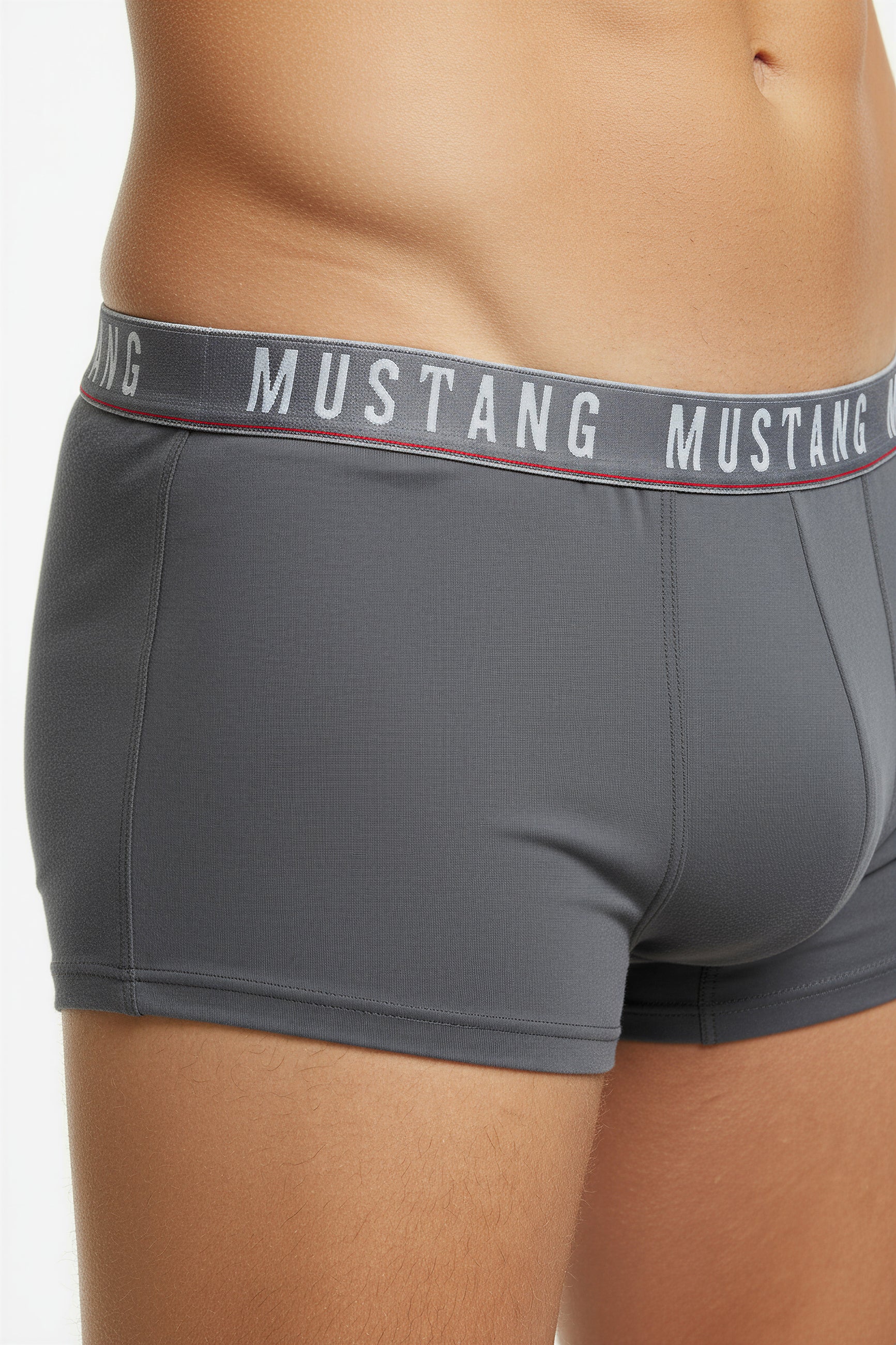 Herren Boxershorts von Mustang Retropants 3er-Pack Rot/Navy/Anthrazit