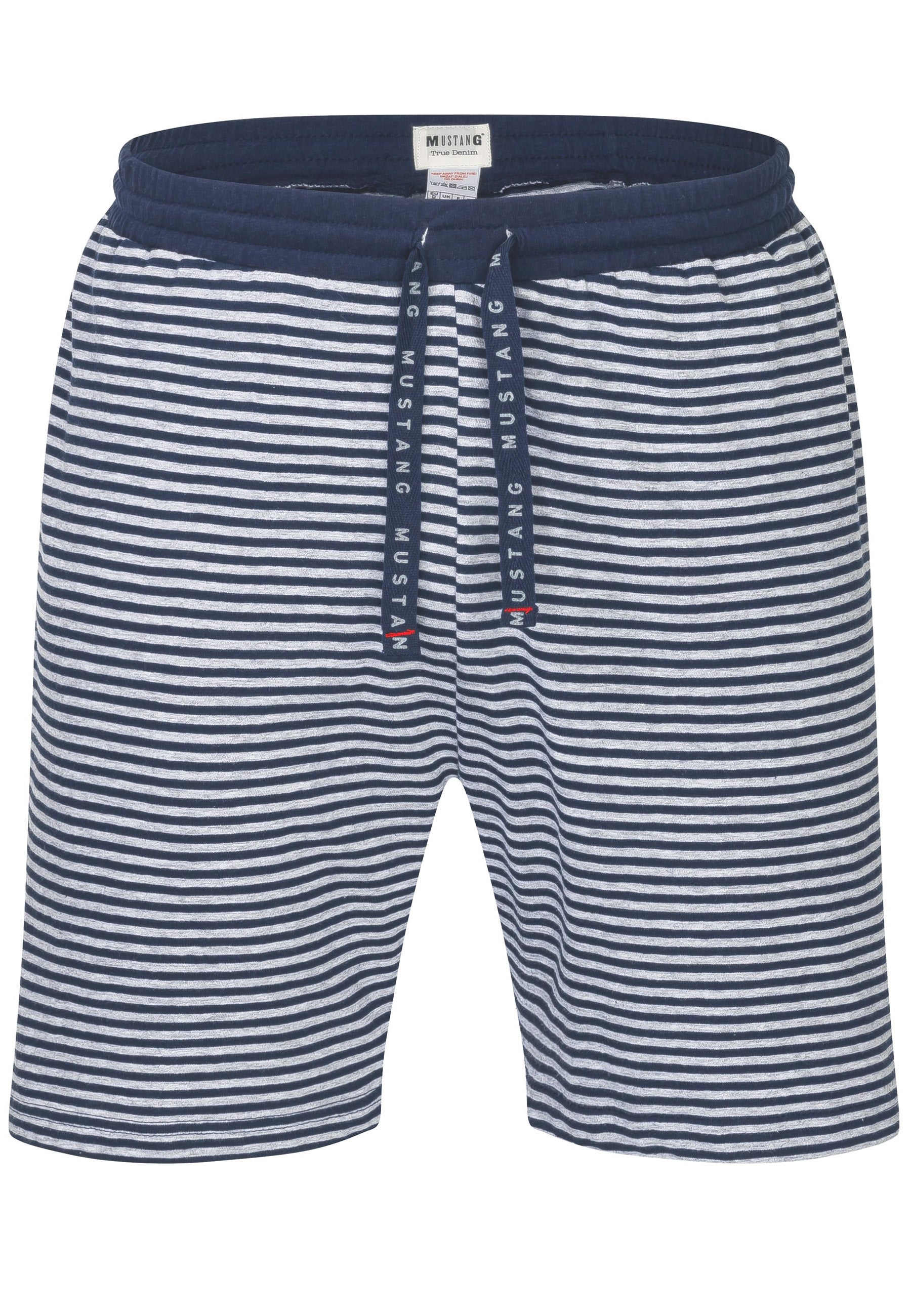 Mustang Short Set Schlafanzug Nachtwäsche Pyjama OEKO-TEX STANDARD 100 für Männer