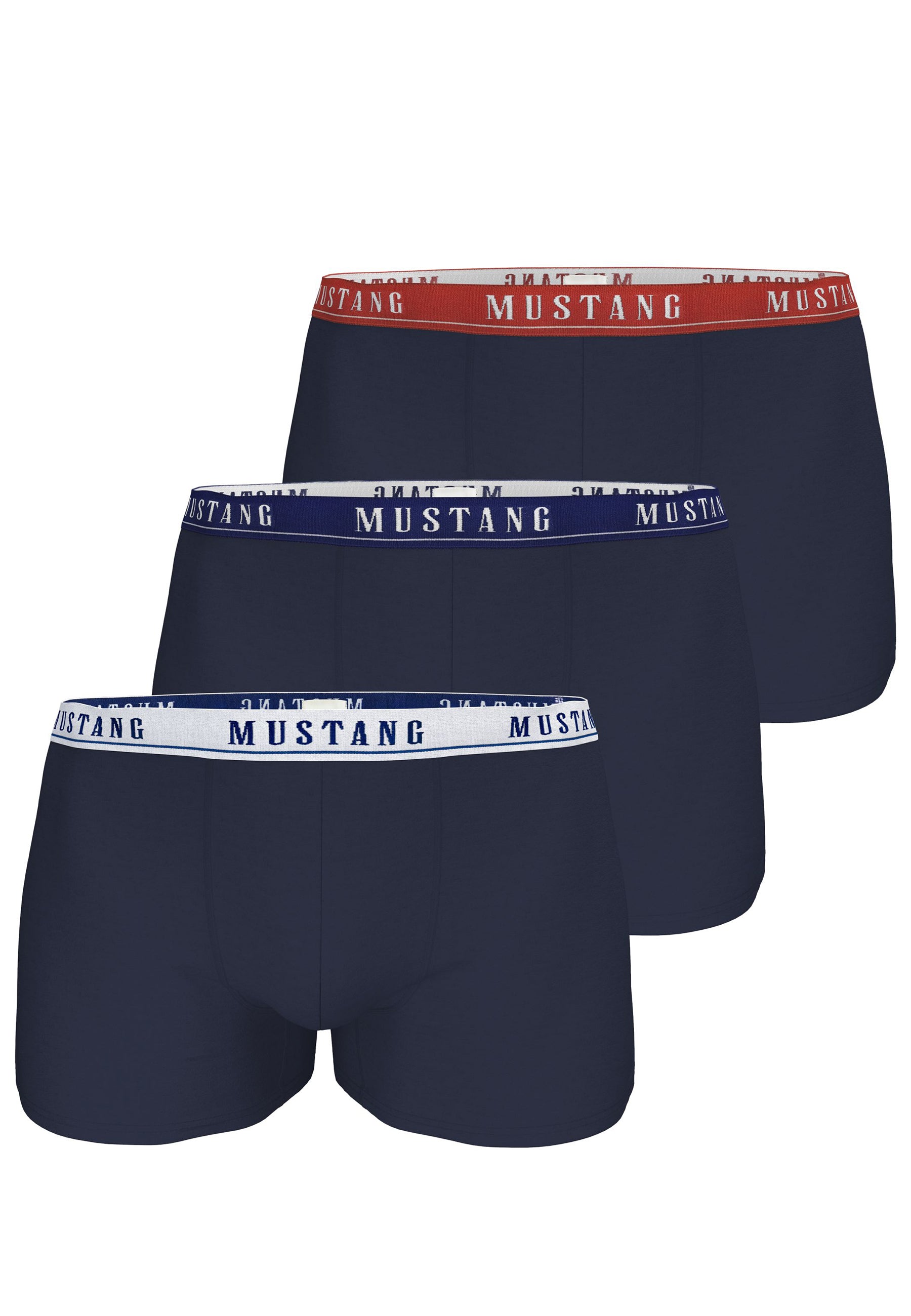 MUSTANG Elvis / Dexter Retro-Pants Herren Unterhose Boxershorts Unterwäsche 3er Pack
