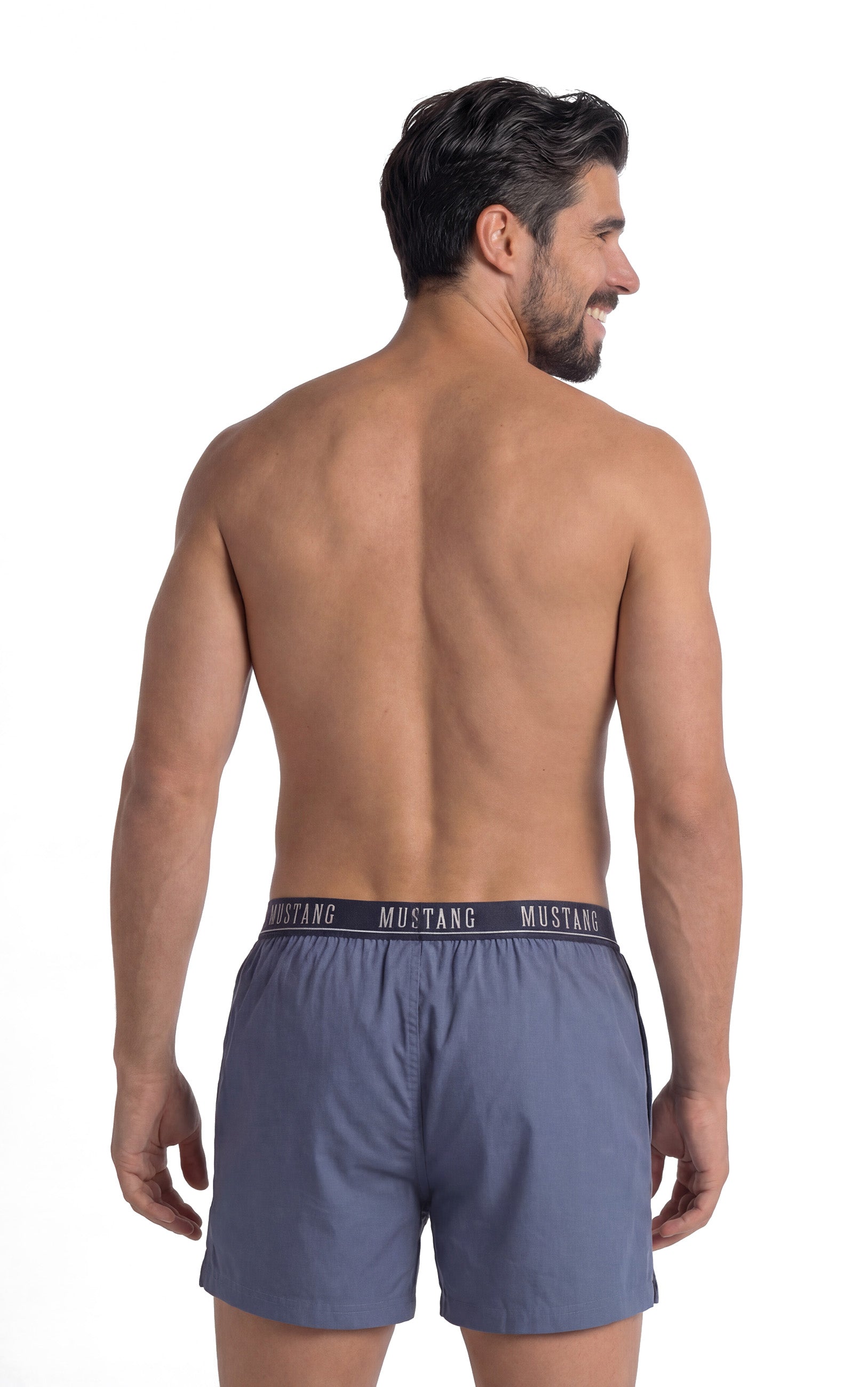 MUSTANG Freddy Herren Unterhose Boxershorts Unterwäsche 100% Baumwolle 2er Set