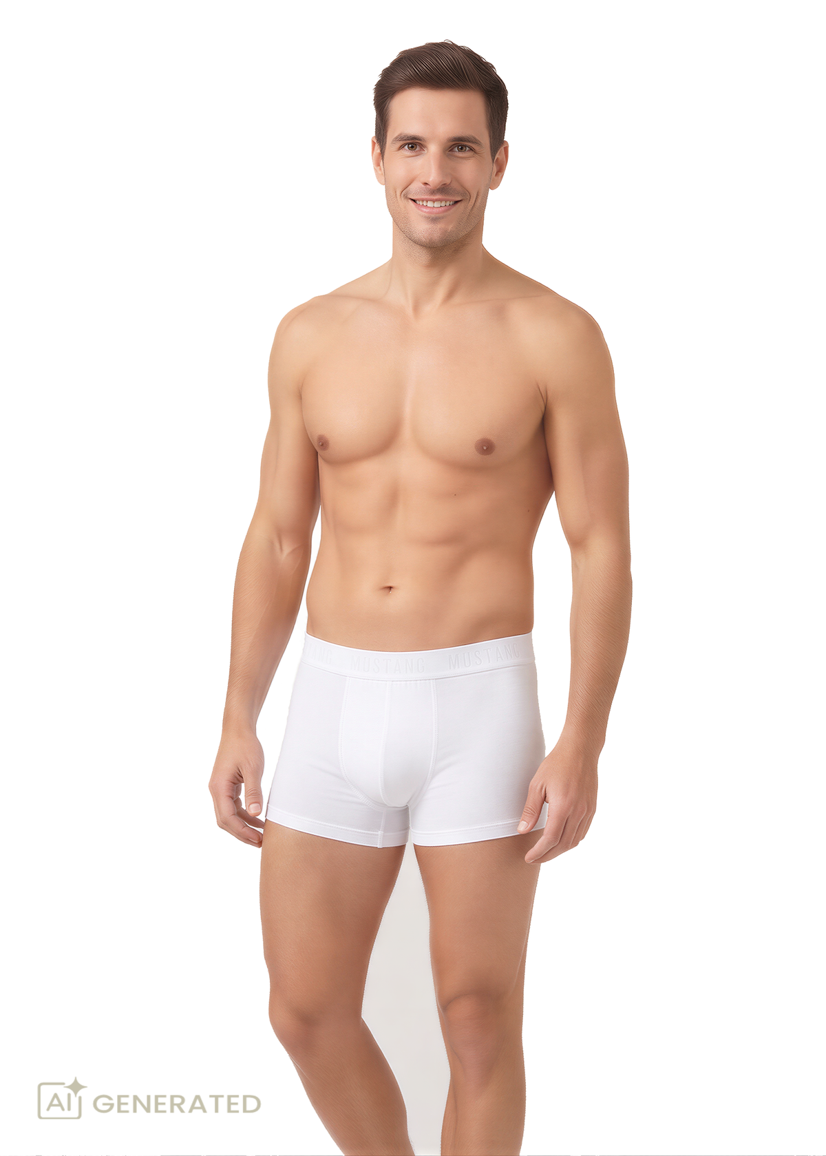 MUSTANG Herren Retroshorts 3er Pack | Boxershorts aus 95% Baumwolle | Elastischer Bund mit Logo | Bequeme Herren Unterwäsche | 3x Weiß oder 3x Schwarz