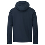GRADNETZ atmungsaktive Outdoor Softshelljacke mit Kapuze dunkelblau
