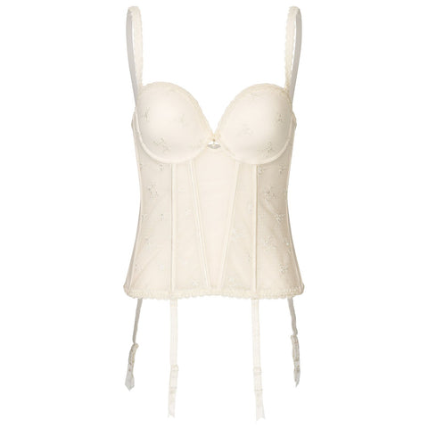 Marie Lingerie Corsage Ceremony Champagner romantischer Spitze Unterwäsche