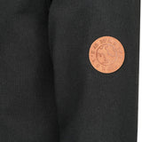 Kapuzen Sweatjacke Zip Hoodie leather edition mit Bio Baumwolle