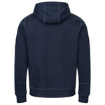 Kapuzen Sweatjacke Zip Hoodie leather edition mit Bio Baumwolle