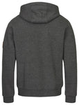 Kapuzen Sweatjacke Zip Hoodie leather edition mit Bio Baumwolle