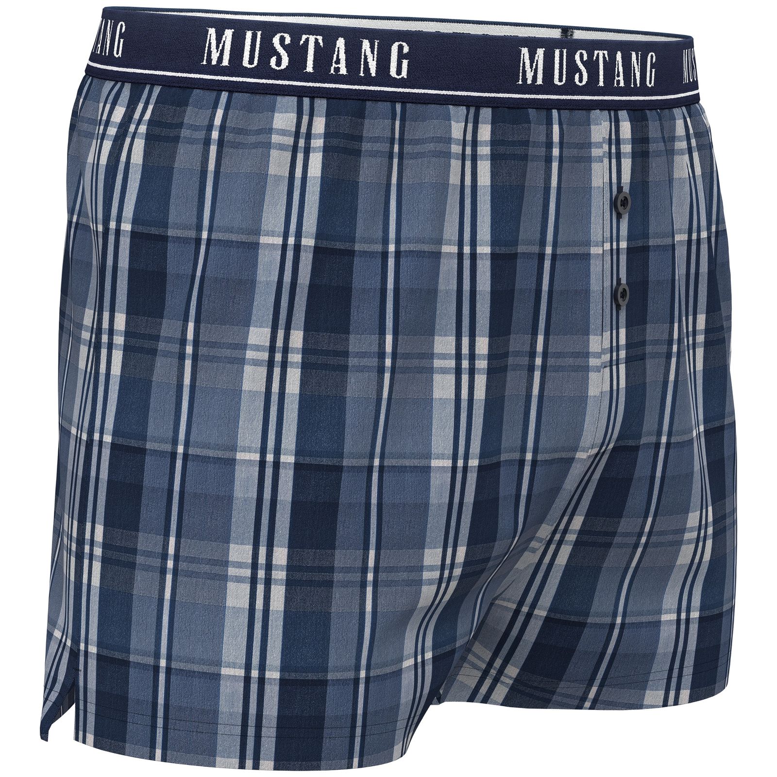 MUSTANG Freddy Herren Unterhose Boxershorts Unterwäsche 100% Baumwolle 2er Set