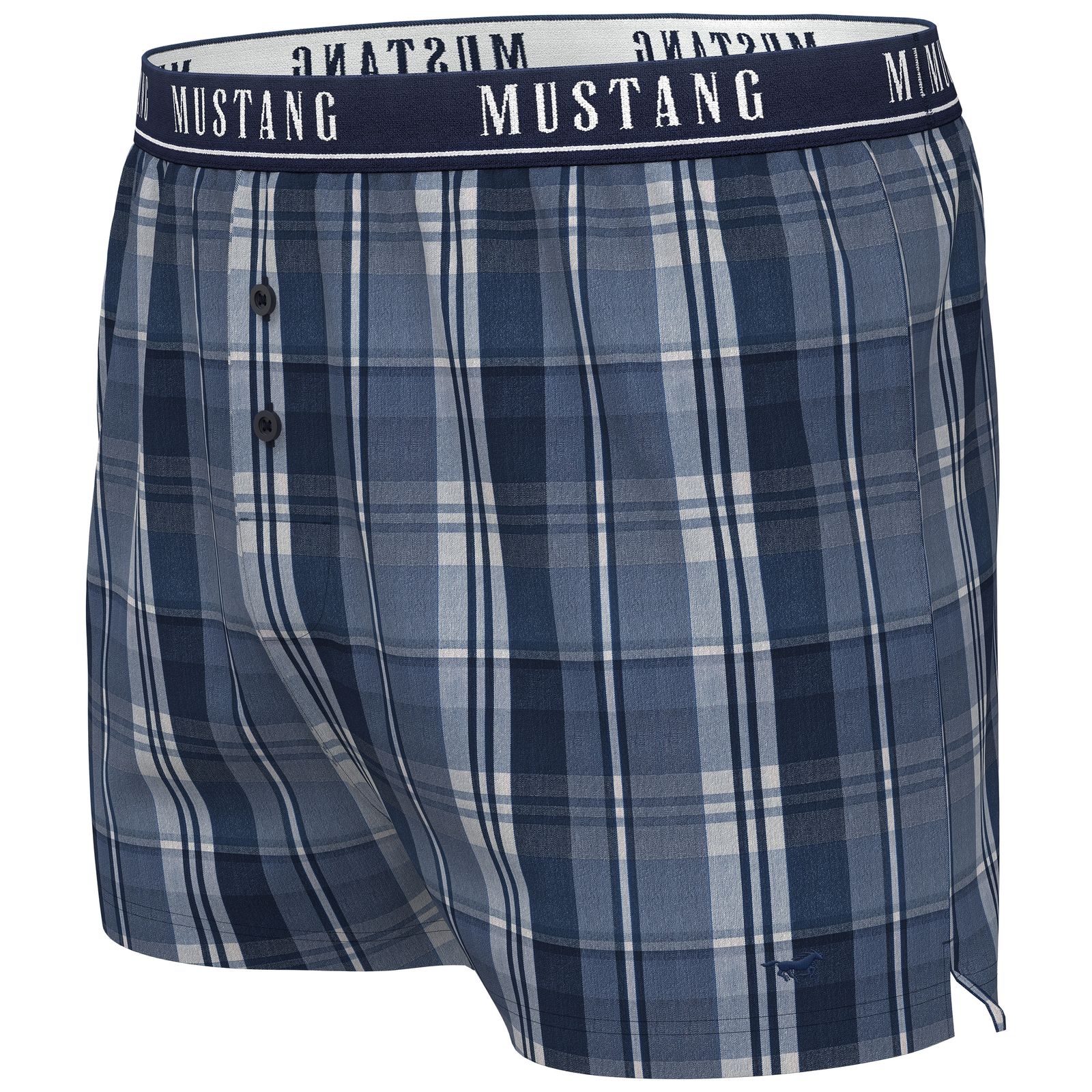 MUSTANG Freddy Herren Unterhose Boxershorts Unterwäsche 100% Baumwolle 2er Set