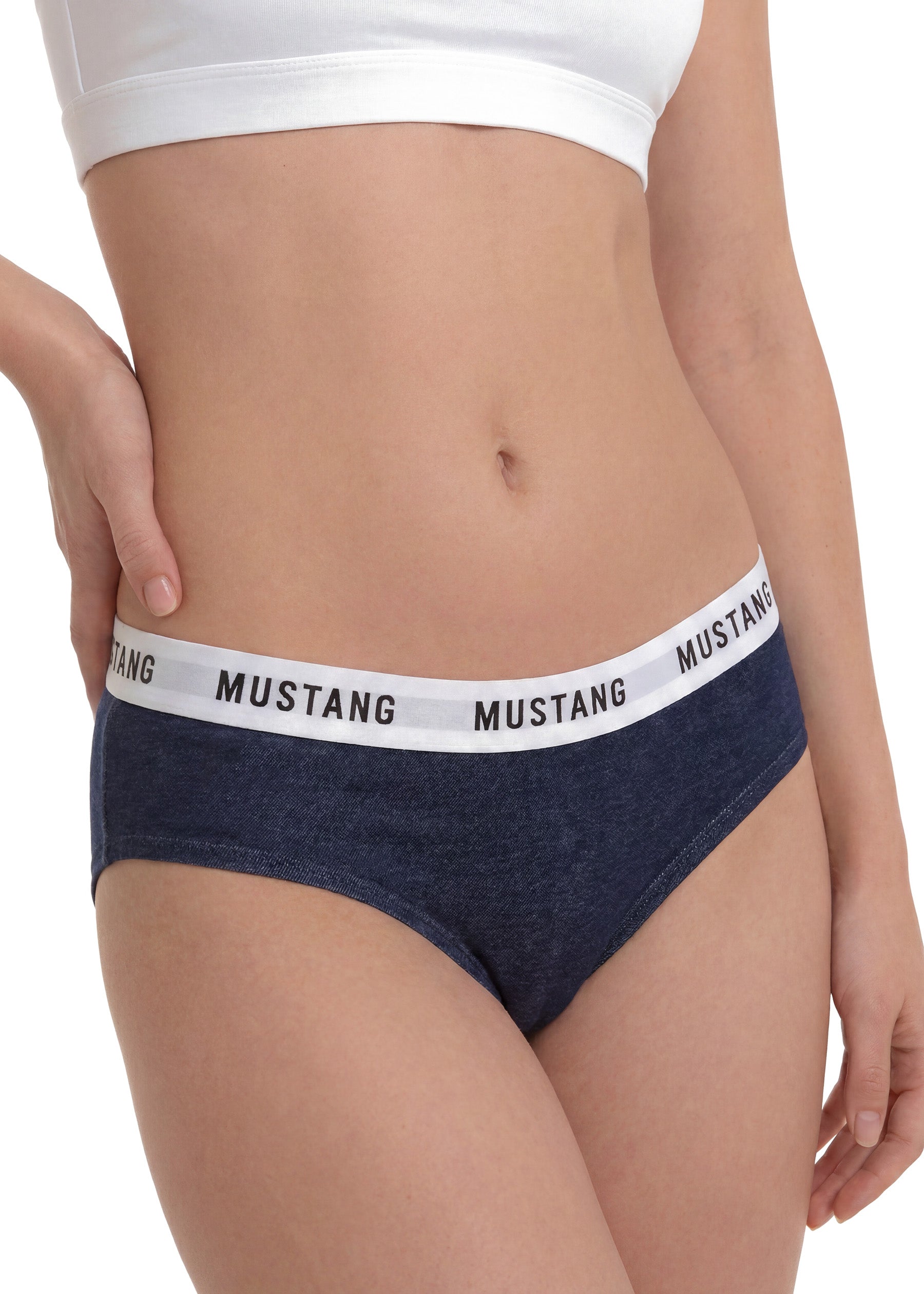 MUSTANG Malu Unterhose Hipster Unterwäsche Dessous Lingerie Schlüpfer 3er Set