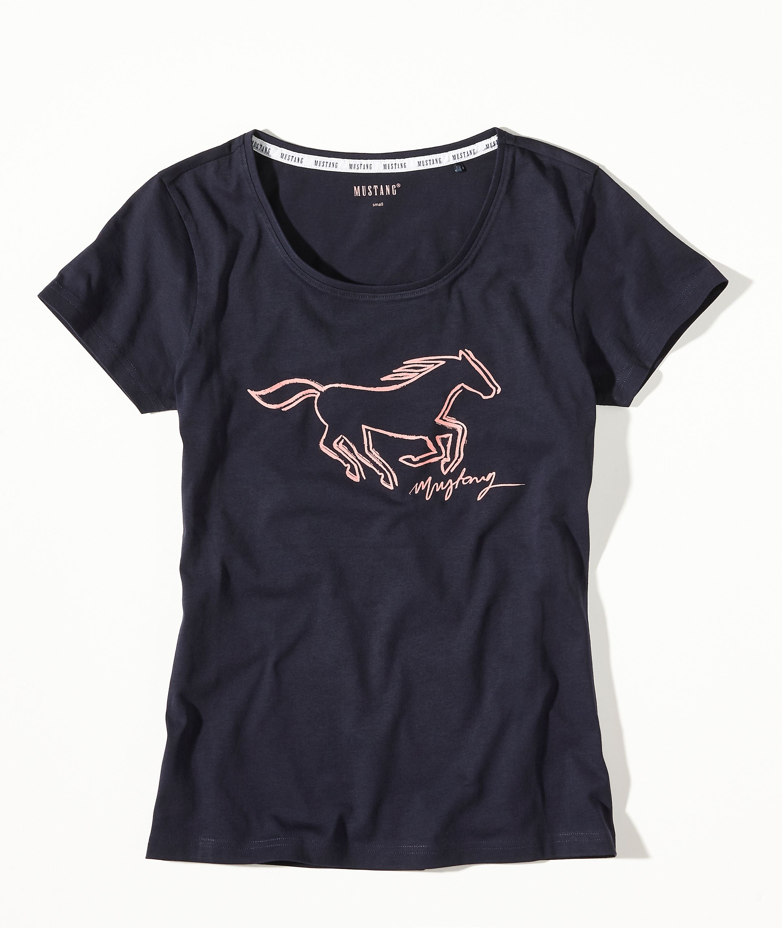 MUSTANG Ladies Pyjama Set AOP nightsky - T-Shirt / lange Hose - Schlafanzug - Nachtwäsche - OEKO TEX STANDARD 100 - für Damen
