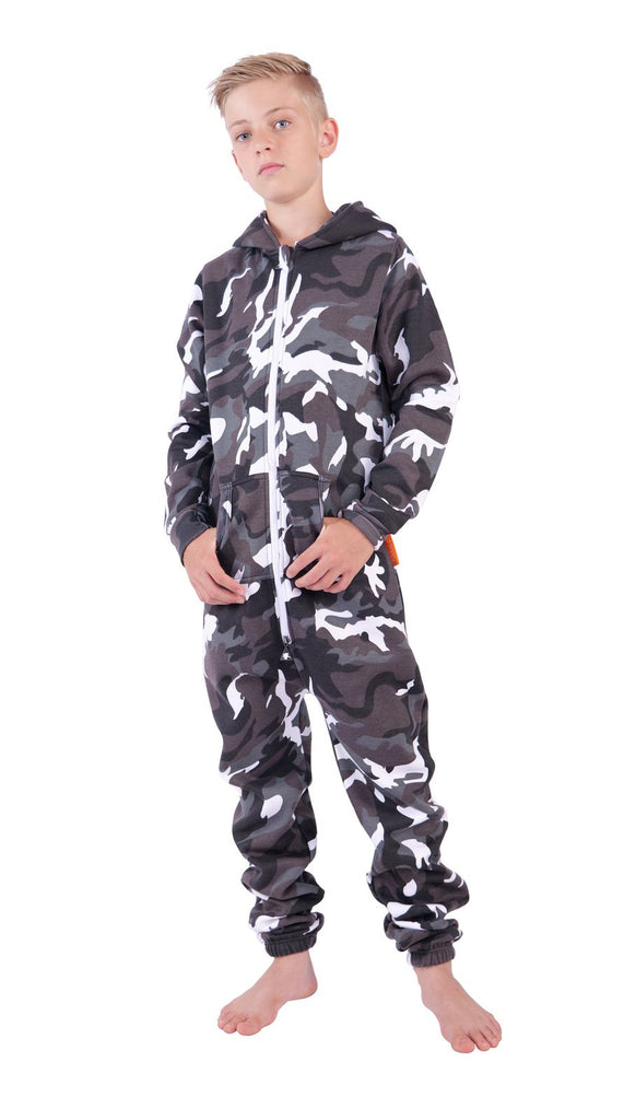 O'Poppy Kinder Jumpsuits Jungen Mädchen mit Zwergen Kapuze camo urban –  GRADNETZ