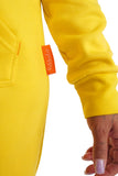 O'Poppy Jumpsuit Damen mit spitzer Kapuze gelb