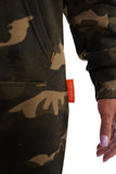 O'Poppy Jumpsuit Damen mit spitzer Kapuze camo olive