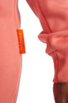 O'Poppy Jumpsuit Damen mit spitzer Kapuze rose