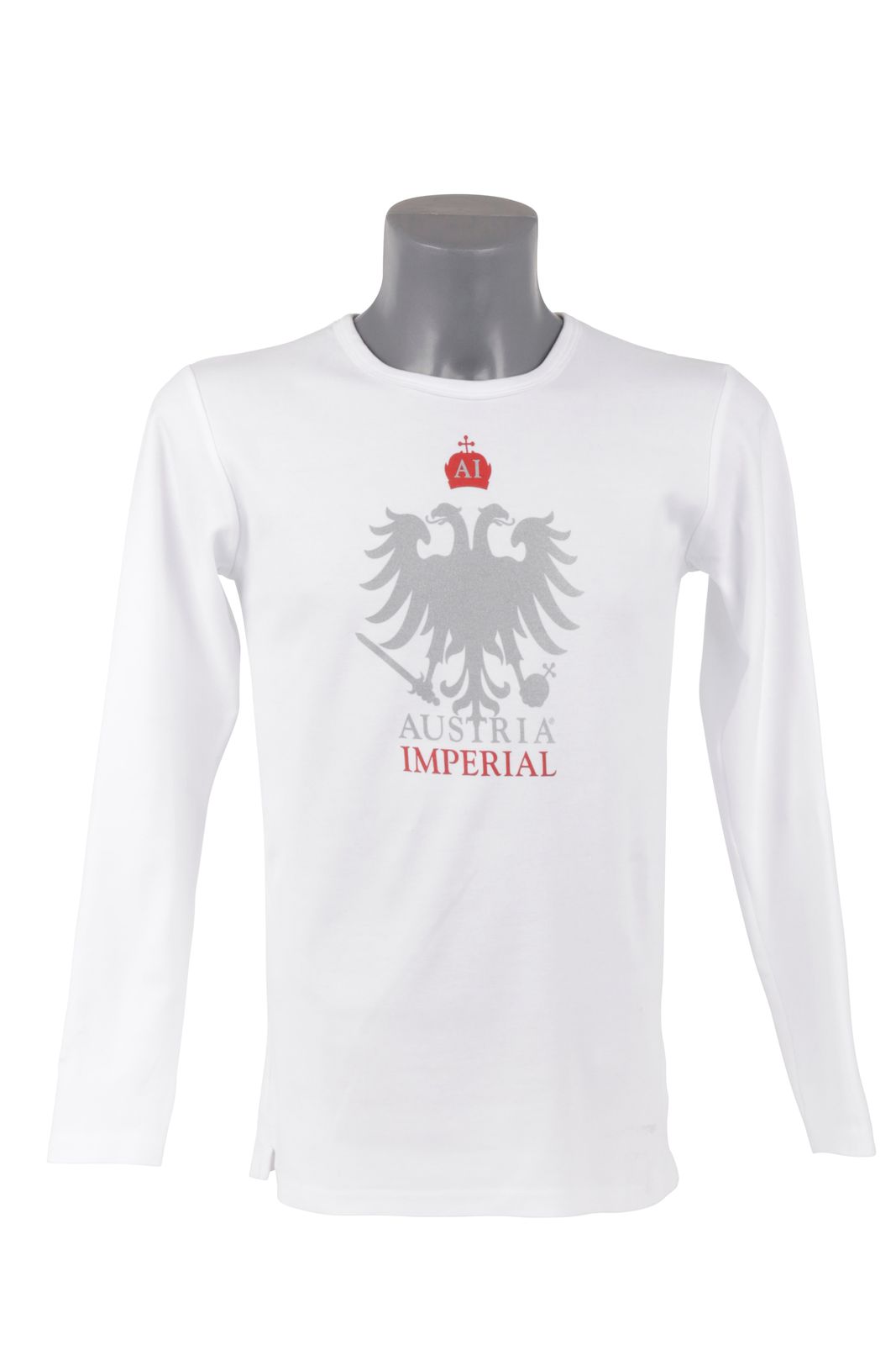 AUSTRIA IMPERIAL Longsleeve Herren weiß