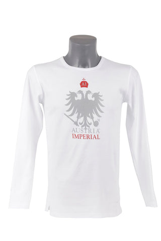AUSTRIA IMPERIAL Longsleeve Herren weiß