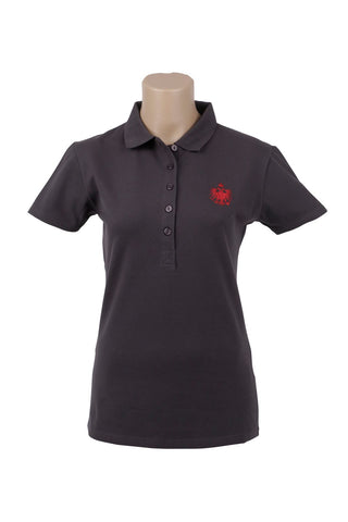 AUSTRIA IMPERIAL Poloshirt "red" Damen anthrazit