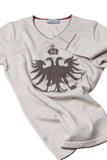 Pullover Damen beige aus 100% Merinowolle von AUSTRIA IMPERIAL