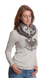 Pullover Damen beige aus 100% Merinowolle von AUSTRIA IMPERIAL